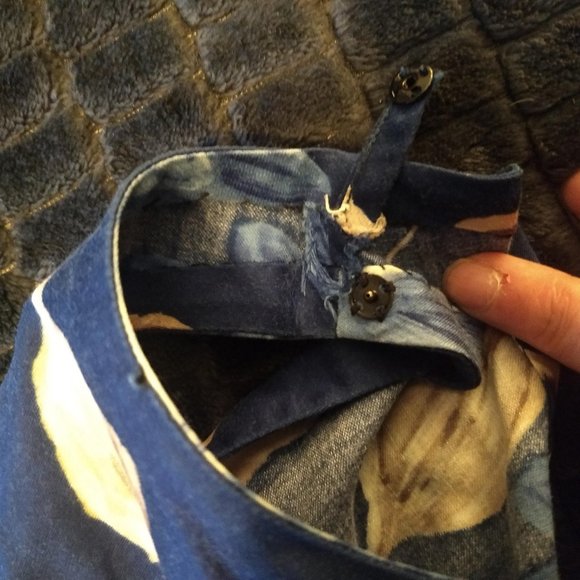 vintage 50s handmade sleeveless midi floral shift dress EUC - Picture 11 of 11